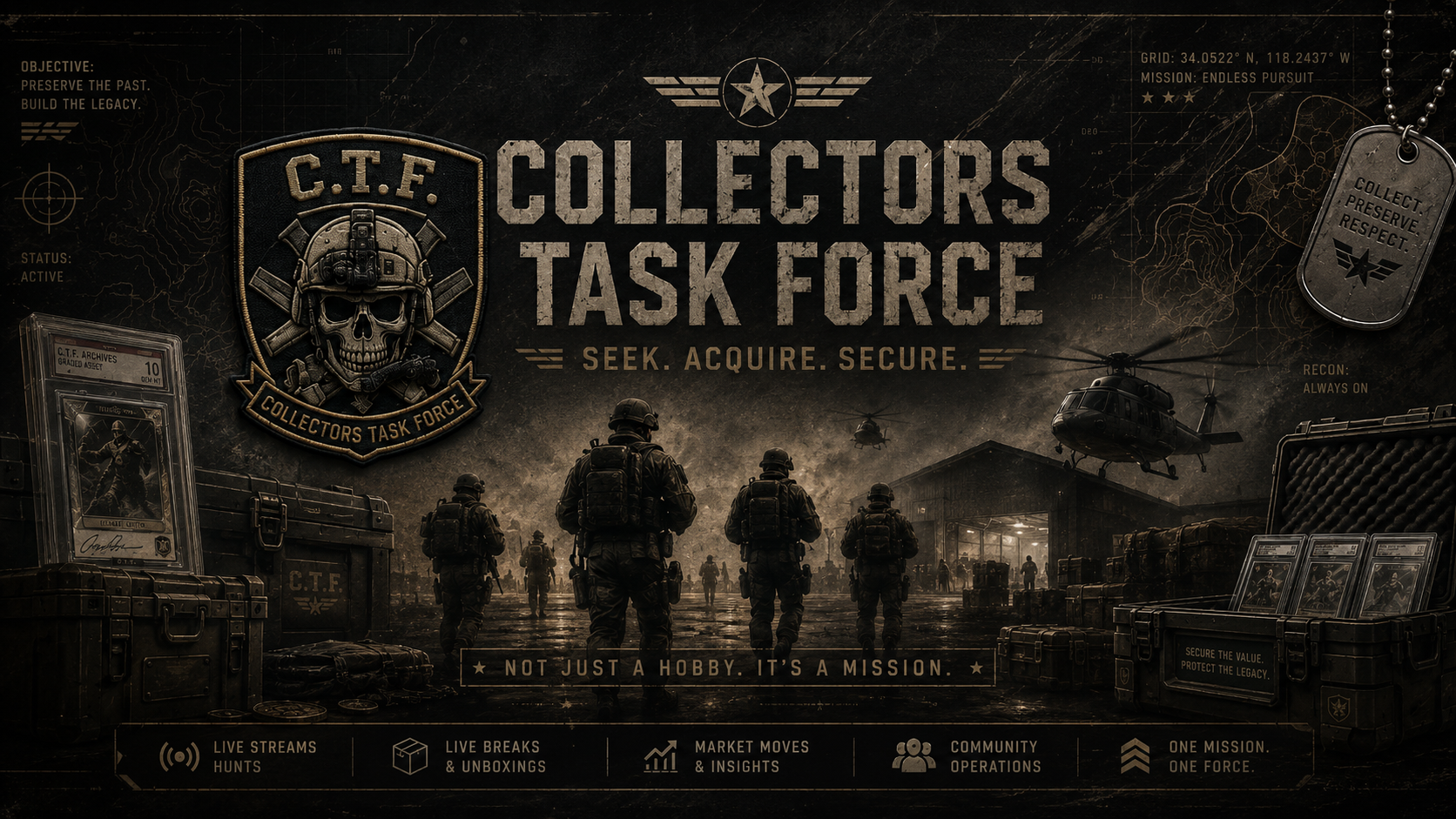 Collectors Task Force agents securing collectible assets