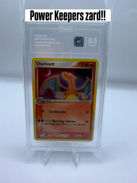 Power Keepers Charizard graded card