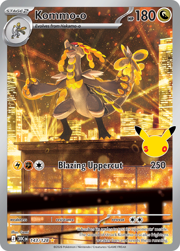 Kommo-o 143/128 — Illustration Rare
